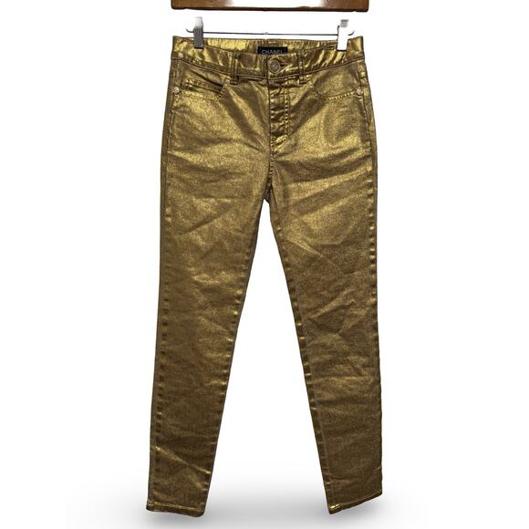 CHANEL NWT Gold Denim Djuns Size 34 $1450
